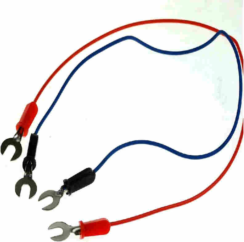 Test Leads with U-shape Connectors on Both Ends